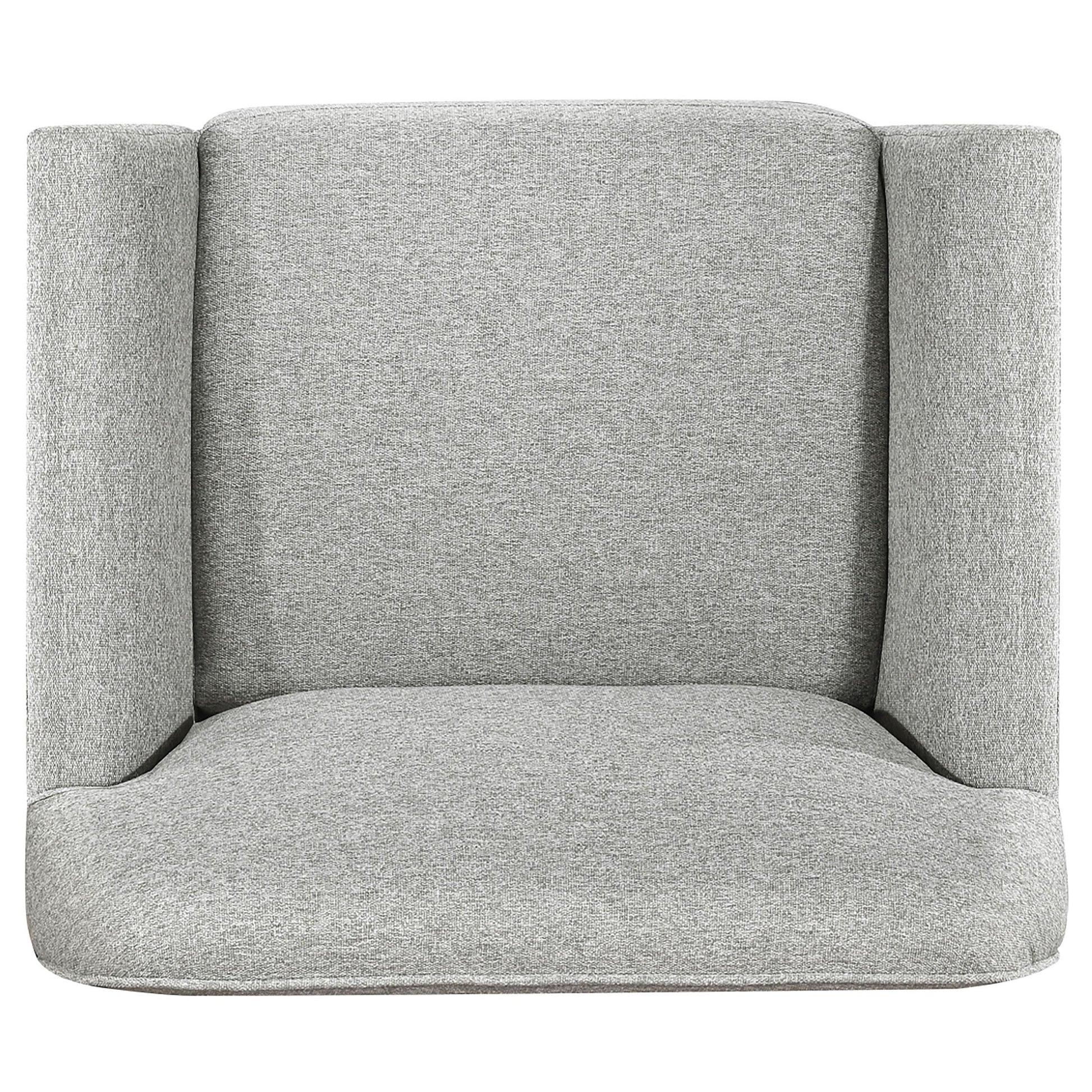  Coaster Furniture Vaughn 511073 Fabric Upholstered Flared Arm Accent Chair - Grey IMAGE 5