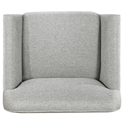  Coaster Furniture Vaughn 511073 Fabric Upholstered Flared Arm Accent Chair - Grey IMAGE 5