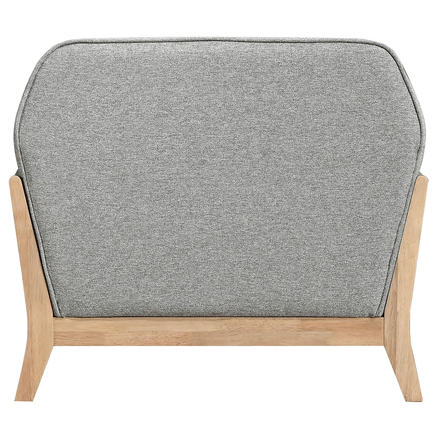  Coaster Furniture Vaughn 511073 Fabric Upholstered Flared Arm Accent Chair - Grey IMAGE 8
