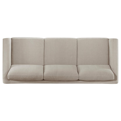  Coaster Furniture Islington 511101 Fabric Upholstered Panel Arm Sofa - Taupe IMAGE 8