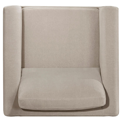  Coaster Furniture Islington 511103 Fabric Upholstered Panel Arm Accent Chair - Taupe IMAGE 7