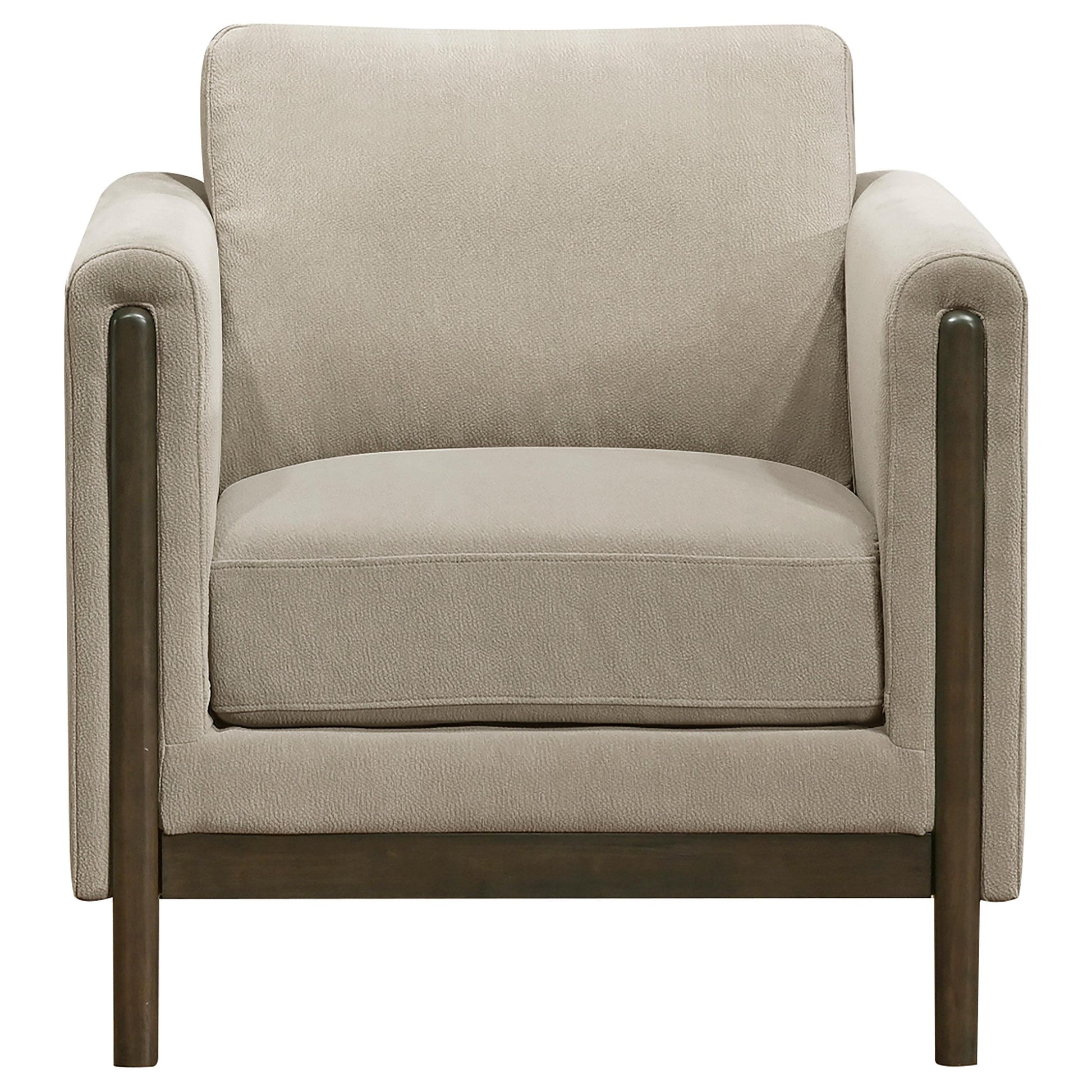  Coaster Furniture Islington 511103 Fabric Upholstered Panel Arm Accent Chair - Taupe IMAGE 8