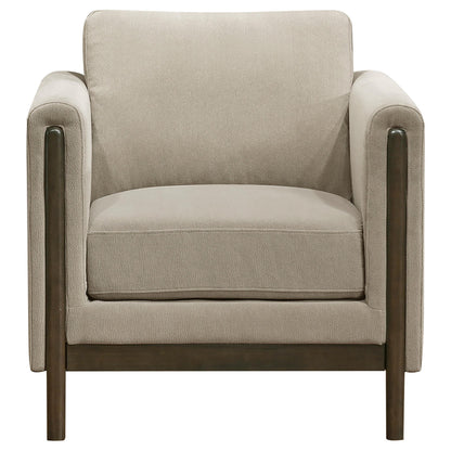  Coaster Furniture Islington 511103 Fabric Upholstered Panel Arm Accent Chair - Taupe IMAGE 8