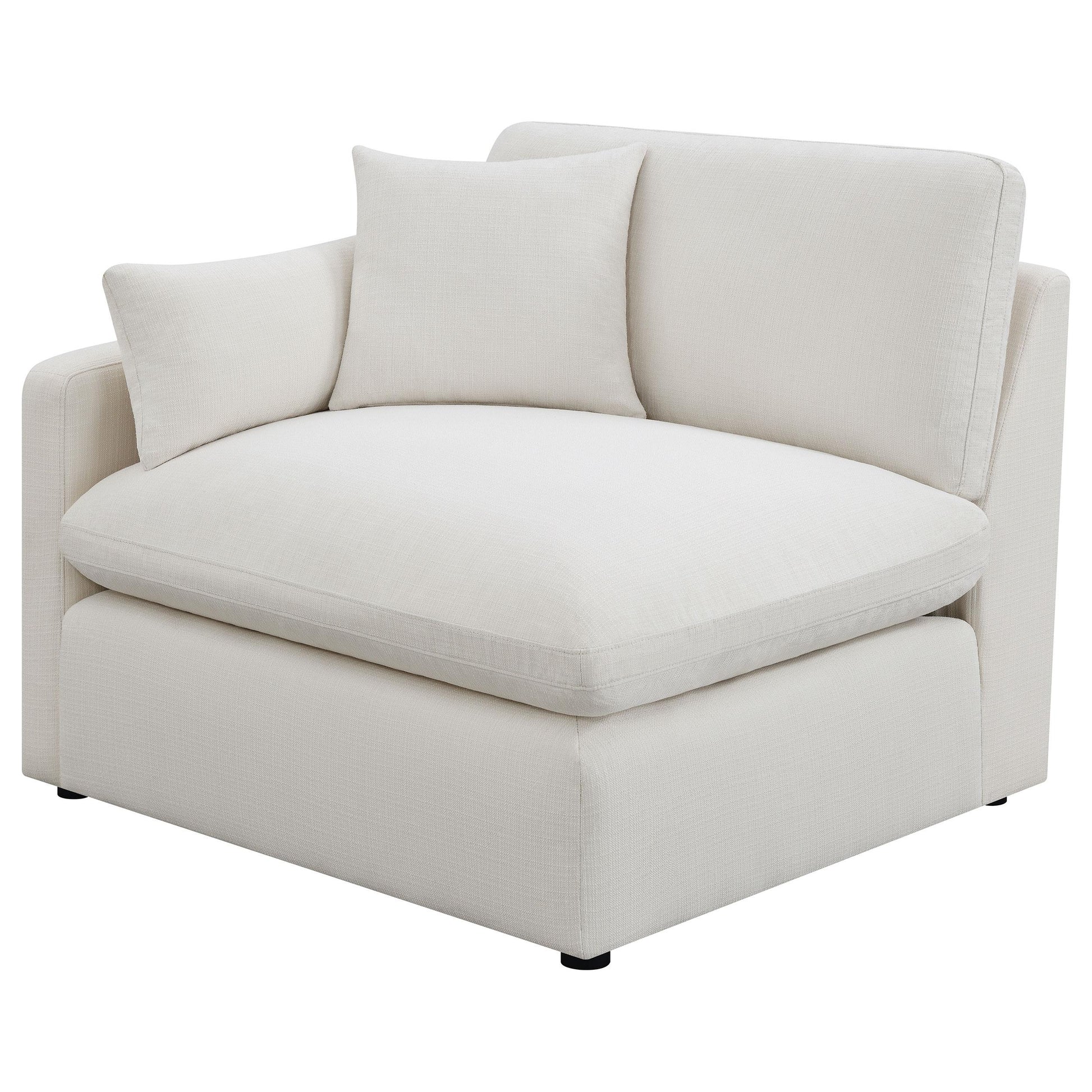  Coaster Furniture Hobson 551451-SETA 5-piece Upholstered Modular Sectional Sofa - Ivory IMAGE 4