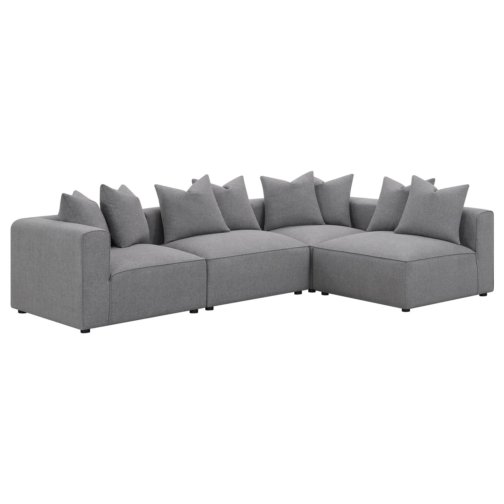  Coaster Furniture Jennifer 551594 Upholstered Armless Chair - Grey IMAGE 16