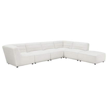  Coaster Furniture Sunny 551621 Upholstered Armless Chair - Natural IMAGE 12