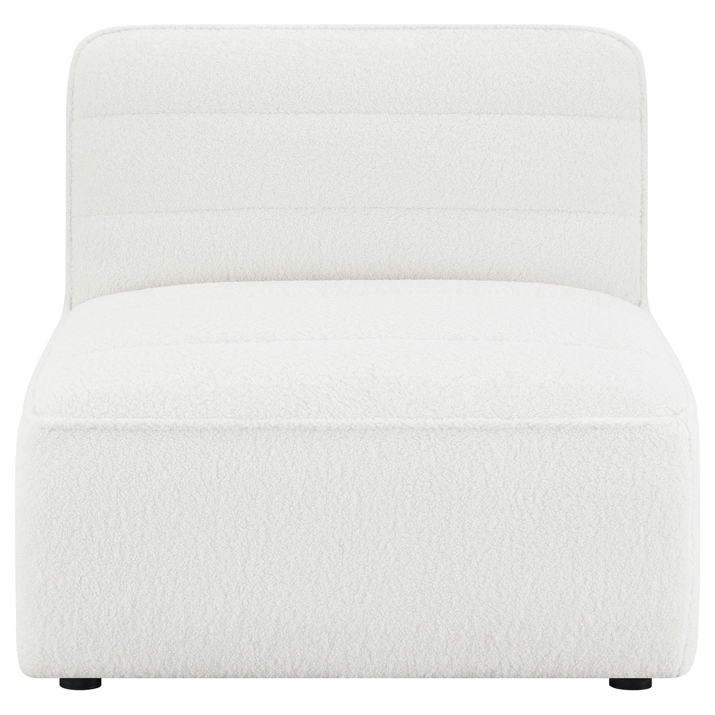  Coaster Furniture Sunny 551621 Upholstered Armless Chair - Natural IMAGE 5
