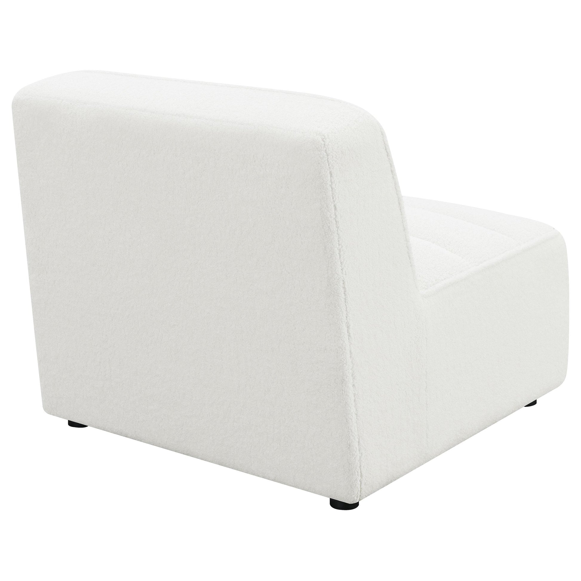  Coaster Furniture Sunny 551621 Upholstered Armless Chair - Natural IMAGE 6