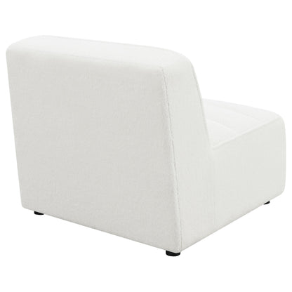  Coaster Furniture Sunny 551621 Upholstered Armless Chair - Natural IMAGE 6