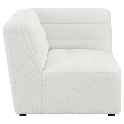  Coaster Furniture Sunny 551622 Upholstered Corner Chair - Natural IMAGE 4