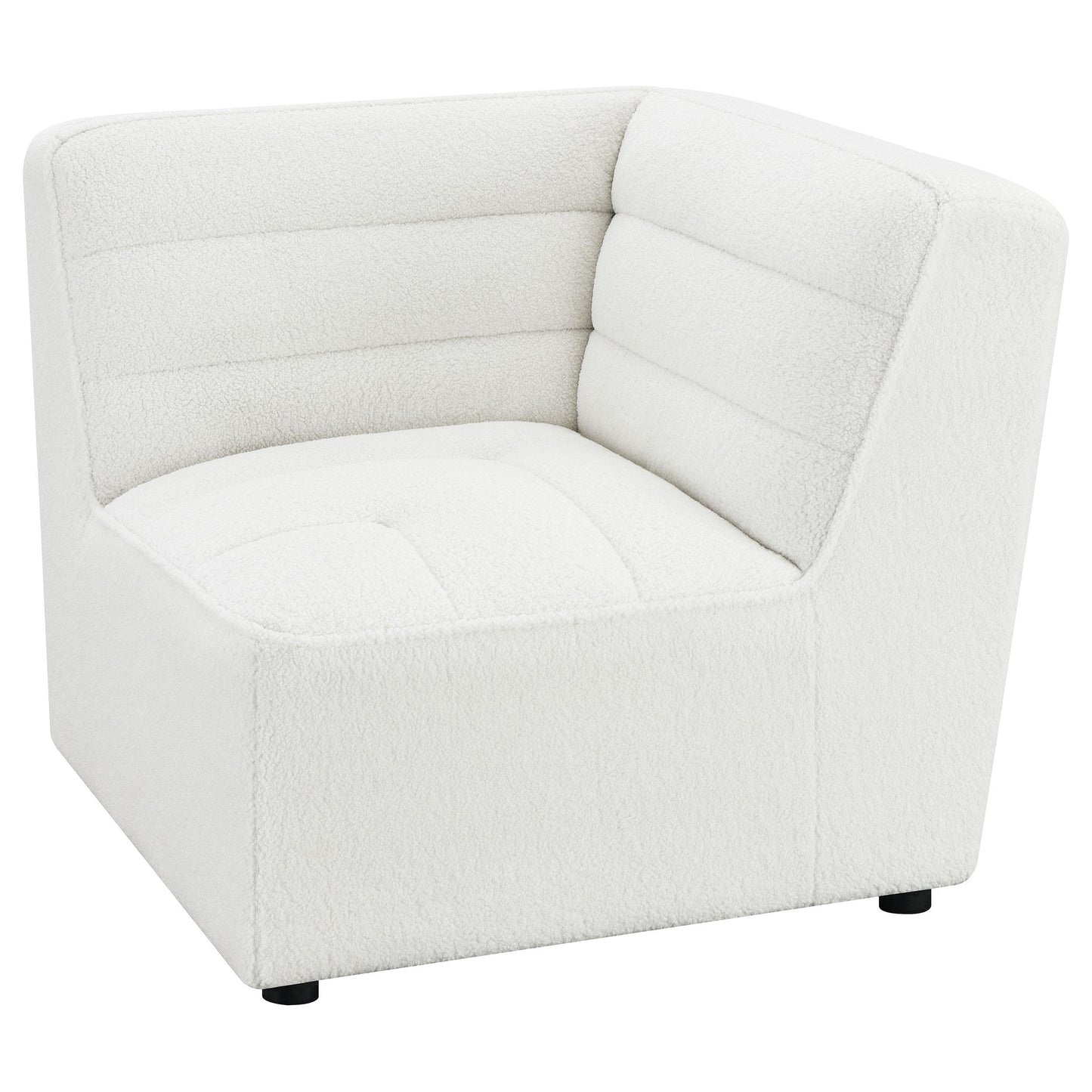  Coaster Furniture Sunny 551622 Upholstered Corner Chair - Natural IMAGE 5