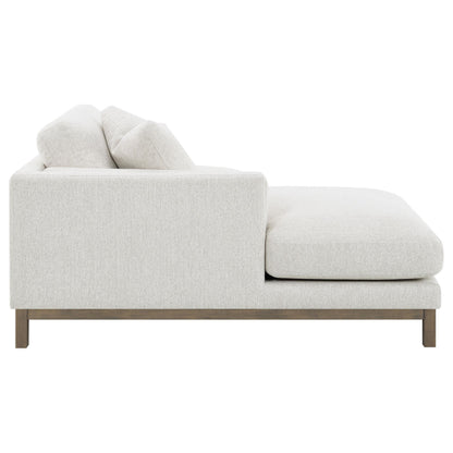  Coaster Furniture Geneva 551777 Boucle Upholstered Sectional Chaise Sofa - Sand IMAGE 10