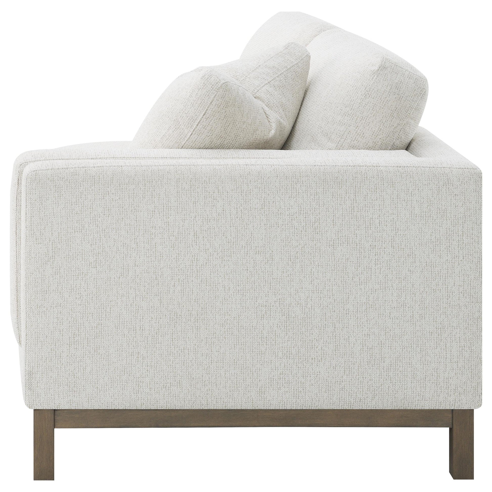  Coaster Furniture Geneva 551777 Boucle Upholstered Sectional Chaise Sofa - Sand IMAGE 11