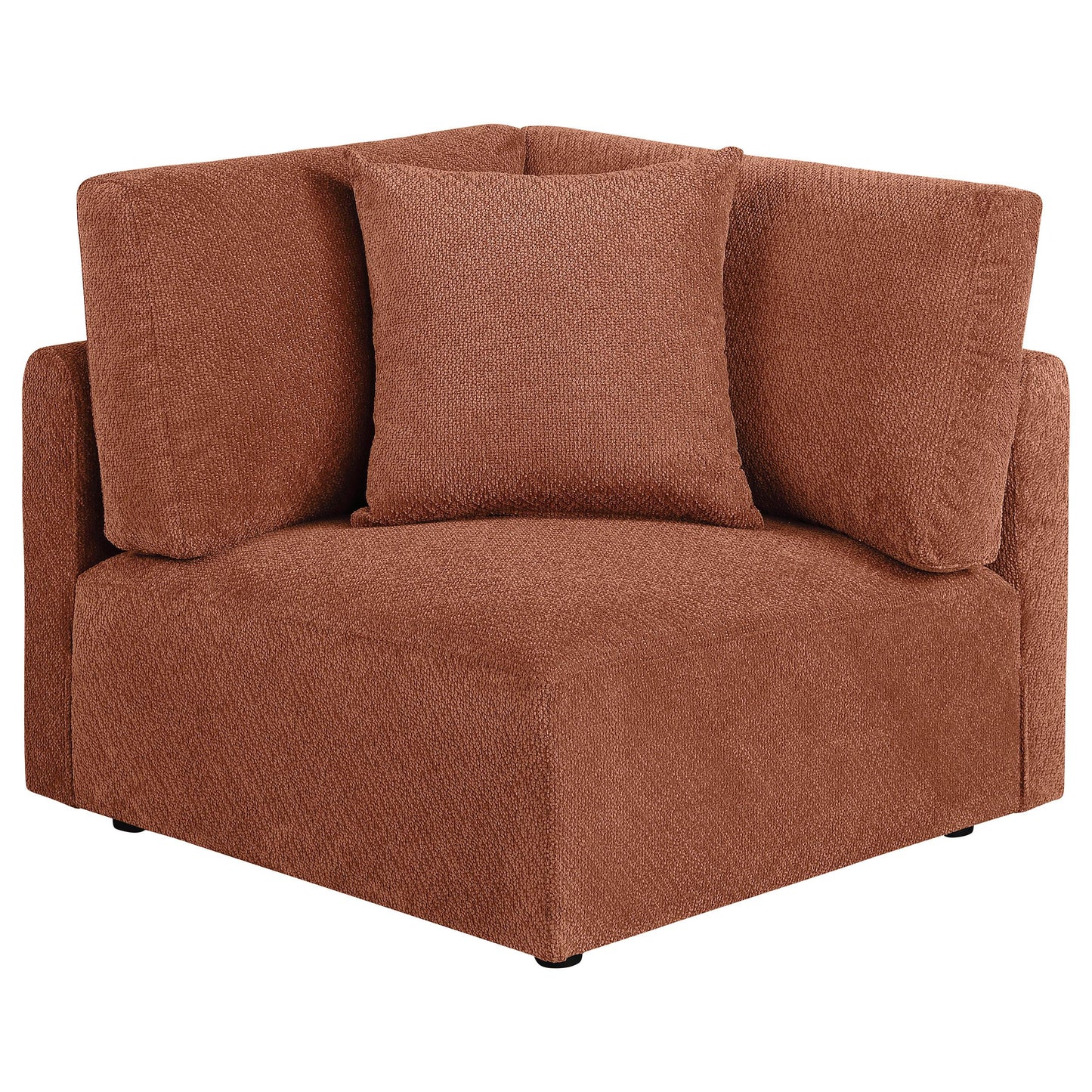  Coaster Furniture Elysia 551891-SET 6-piece Chenille Upholstered Modular Sectional Sofa - Coral IMAGE 5
