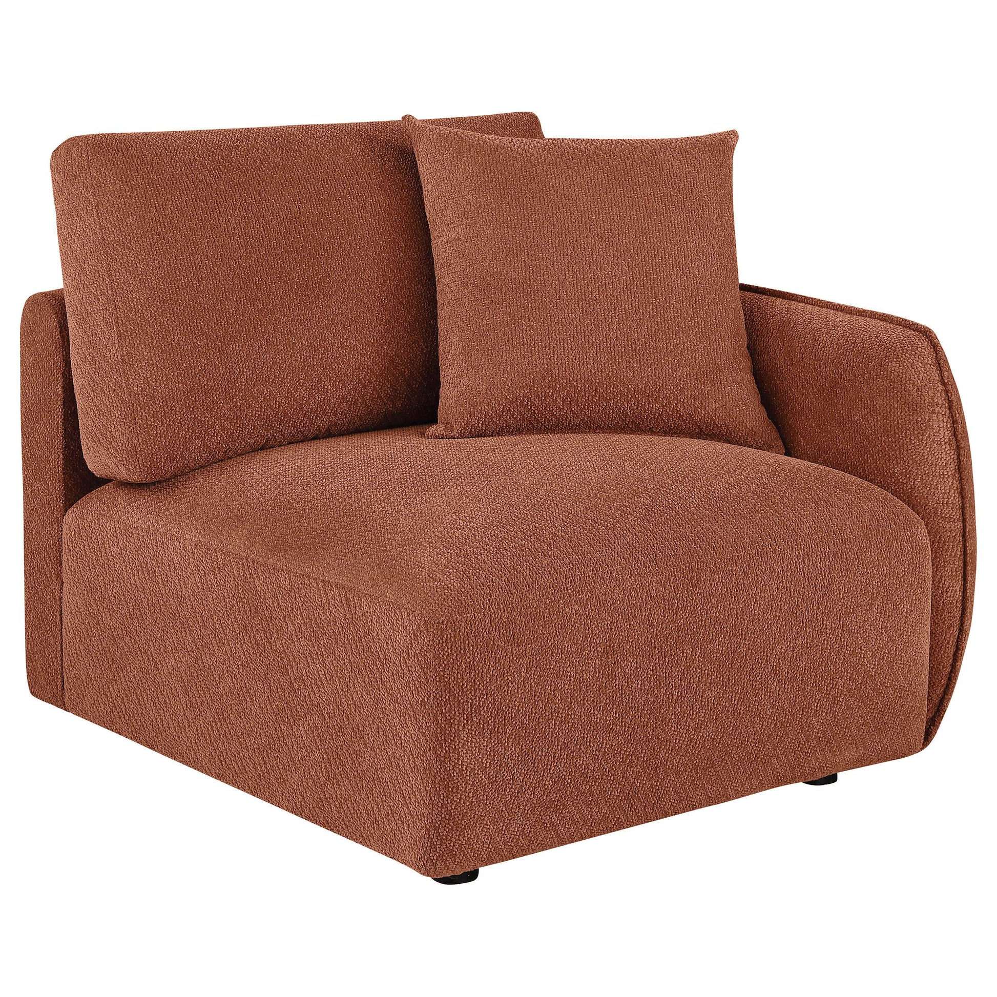  Coaster Furniture Elysia 551891-SETA 5-piece Chenille Upholstered Modular Sectional Sofa - Coral IMAGE 11