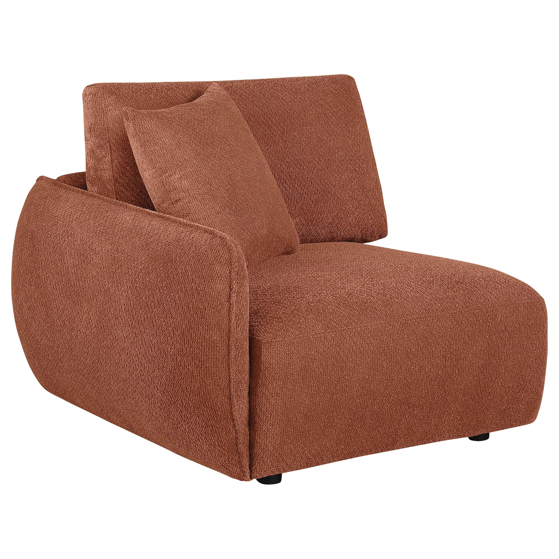  Coaster Furniture Elysia 551891-SETA 5-piece Chenille Upholstered Modular Sectional Sofa - Coral IMAGE 8