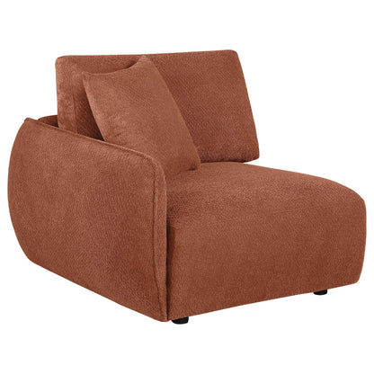  Coaster Furniture Elysia 551891-SETA 5-piece Chenille Upholstered Modular Sectional Sofa - Coral IMAGE 8