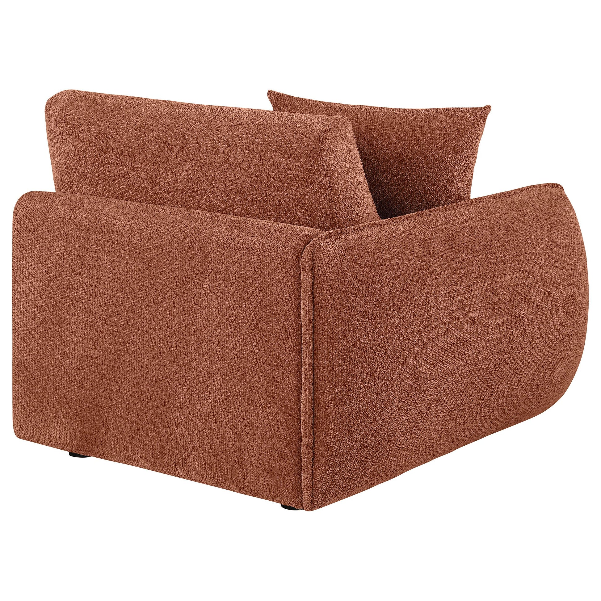  Coaster Furniture Elysia 551894LAF Chenille Upholstered Modular LAF Chair - Coral IMAGE 5
