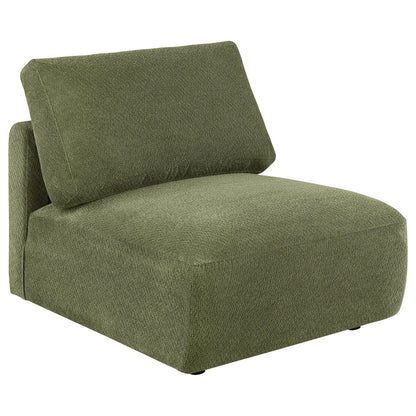  Coaster Furniture Elysia 551895-SET 6-piece Chenille Upholstered Modular Sectional Sofa - Green IMAGE 10