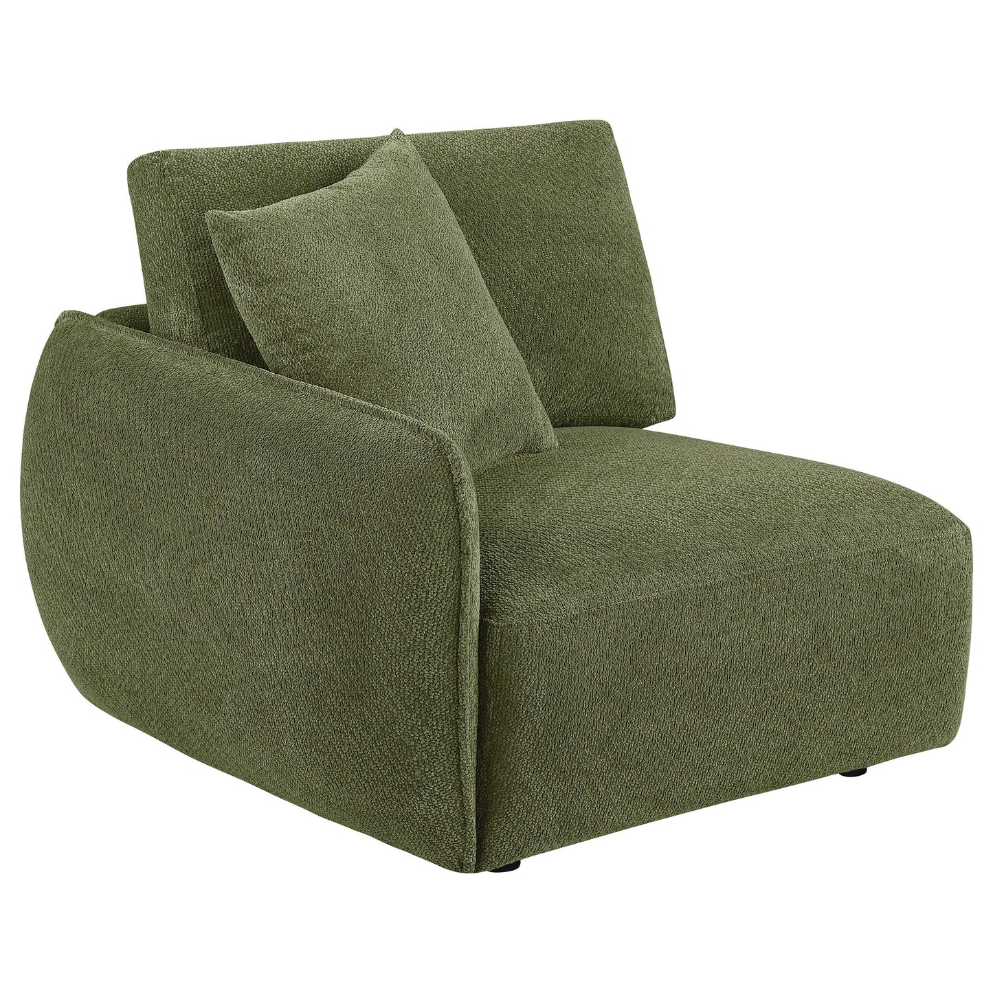 Coaster Furniture Elysia 551895-SETA 5-piece Chenille Upholstered Modular Sectional Sofa - Green IMAGE 13