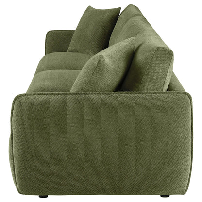  Coaster Furniture Elysia 551895-SOFA Chenille Upholstered Modular Lounge Sofa - Green IMAGE 5