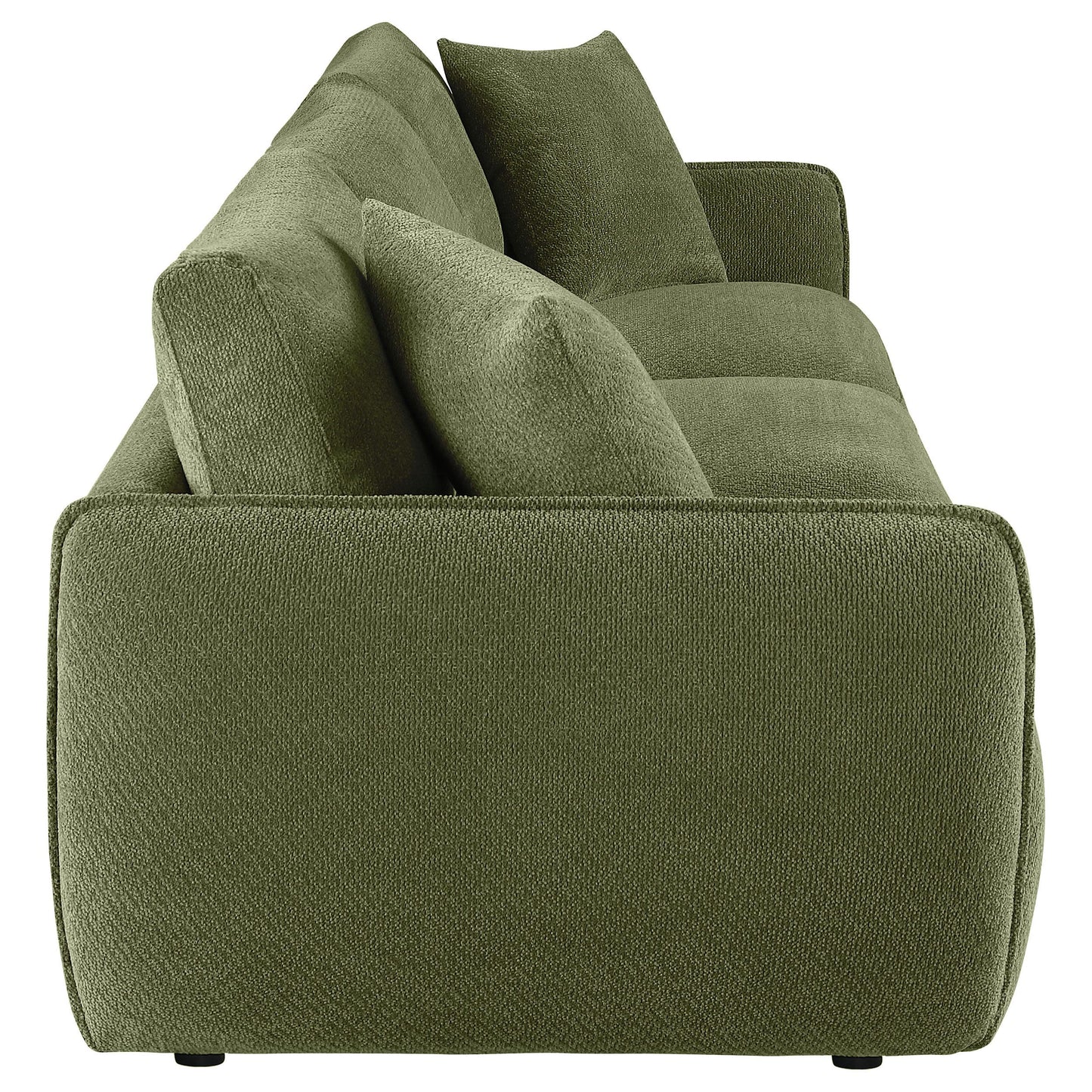  Coaster Furniture Elysia 551895-SOFA Chenille Upholstered Modular Lounge Sofa - Green IMAGE 7