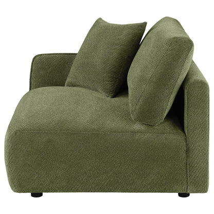  Coaster Furniture Elysia 551898LAF Chenille Upholstered Modular LAF Chair - Green IMAGE 1