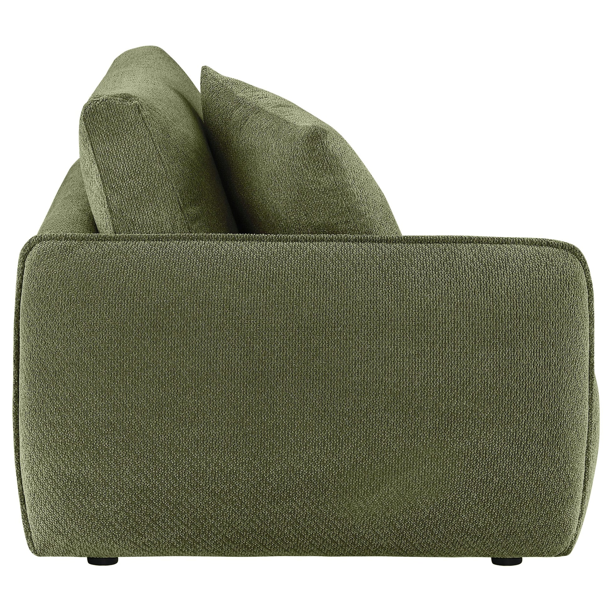  Coaster Furniture Elysia 551898LAF Chenille Upholstered Modular LAF Chair - Green IMAGE 2