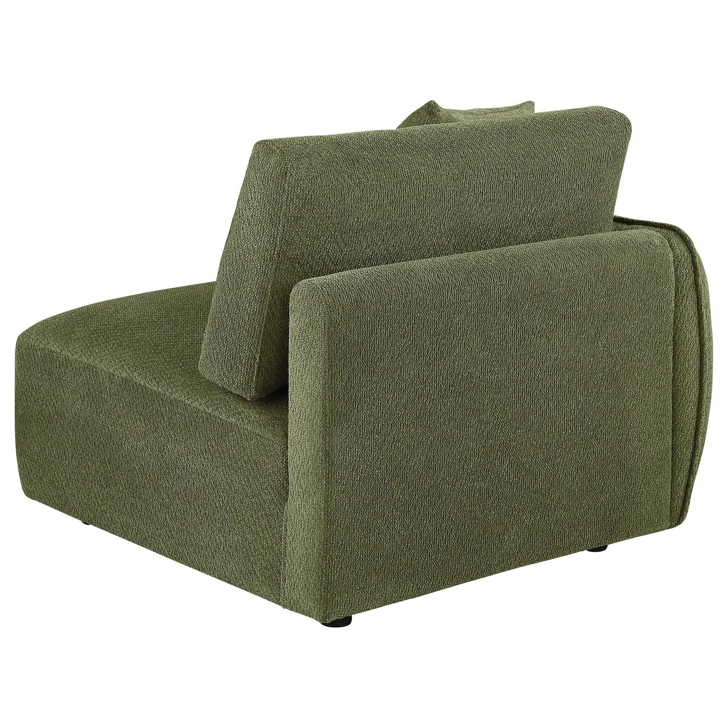 Coaster Furniture Elysia 551898LAF Chenille Upholstered Modular LAF Chair - Green IMAGE 3