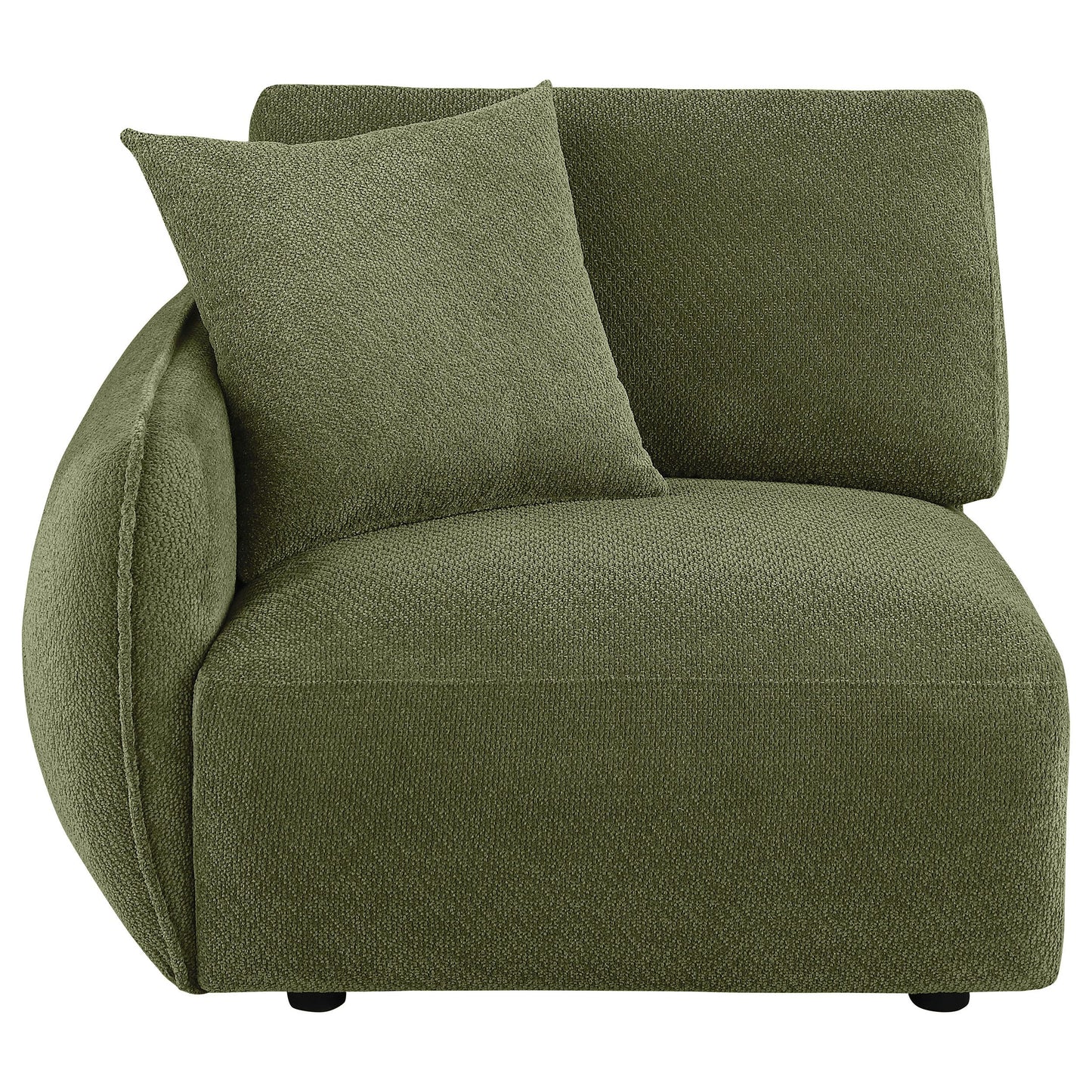  Coaster Furniture Elysia 551898LAF Chenille Upholstered Modular LAF Chair - Green IMAGE 7