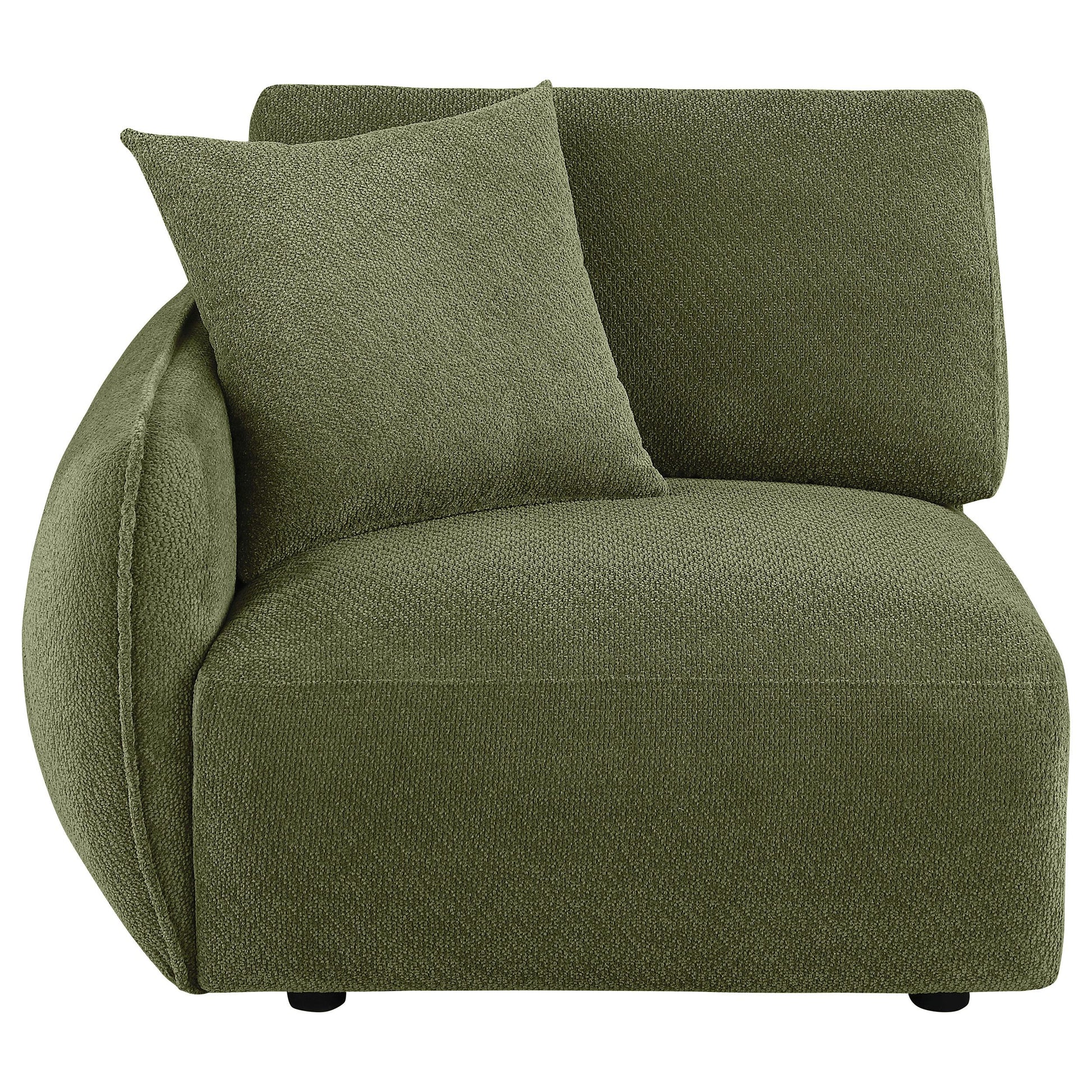  Coaster Furniture Elysia 551898LAF Chenille Upholstered Modular LAF Chair - Green IMAGE 7