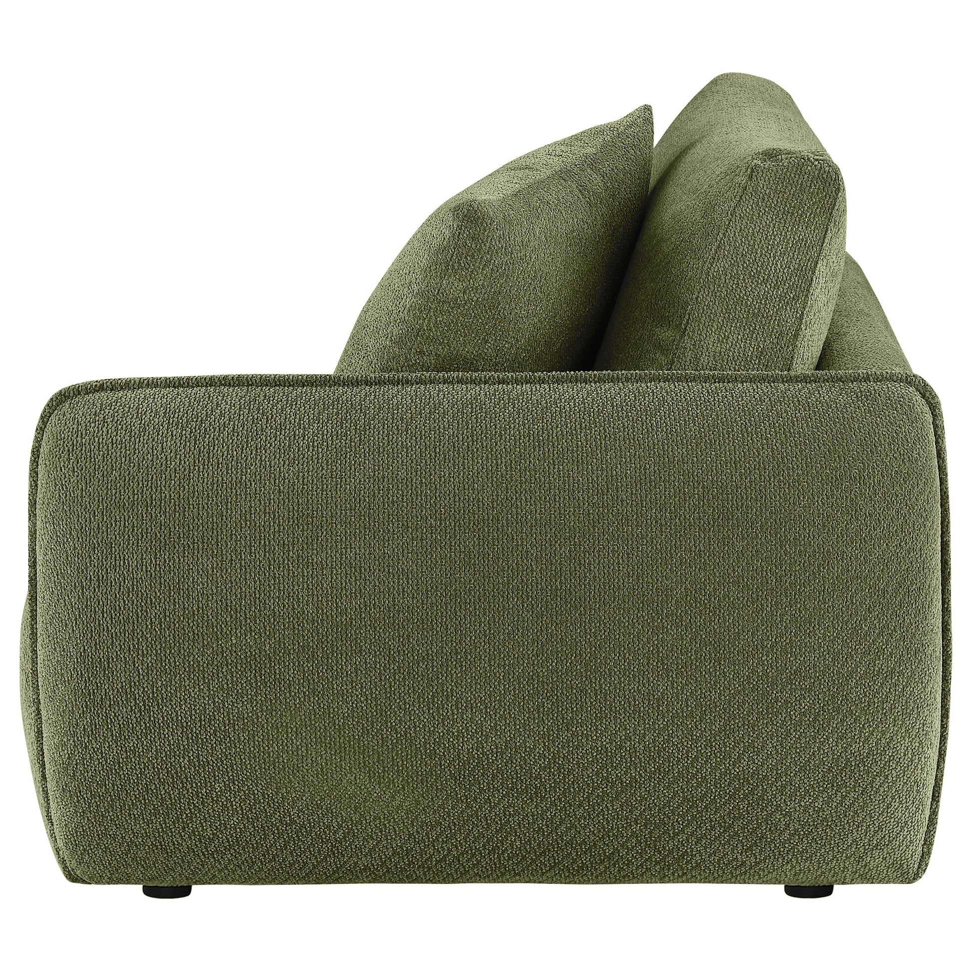  Coaster Furniture Elysia 551898RAF Chenille Upholstered Modular RAF Chair - Green IMAGE 1