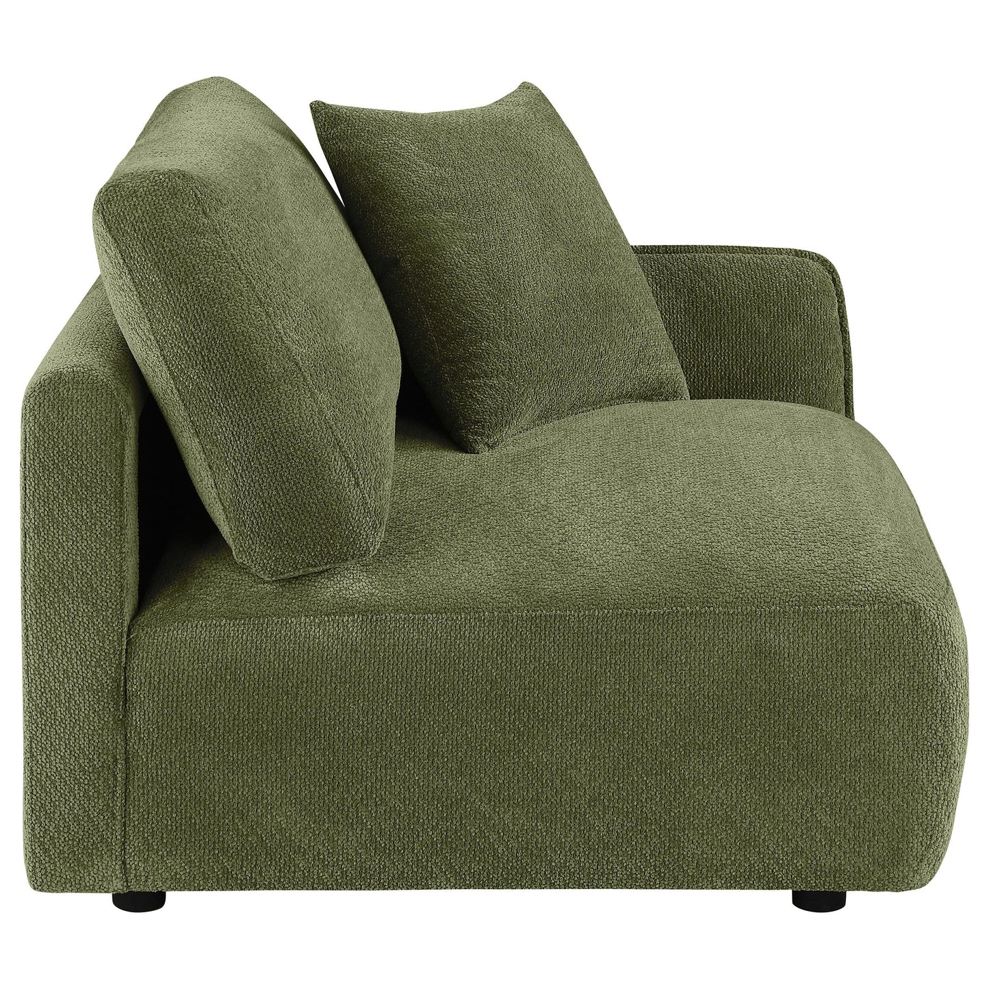  Coaster Furniture Elysia 551898RAF Chenille Upholstered Modular RAF Chair - Green IMAGE 2
