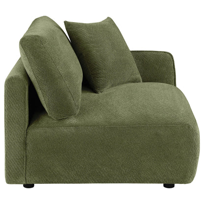  Coaster Furniture Elysia 551898RAF Chenille Upholstered Modular RAF Chair - Green IMAGE 2