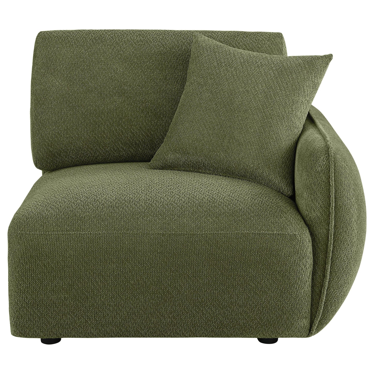  Coaster Furniture Elysia 551898RAF Chenille Upholstered Modular RAF Chair - Green IMAGE 5
