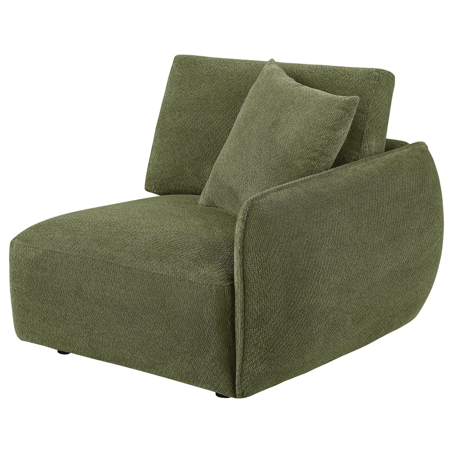  Coaster Furniture Elysia 551898RAF Chenille Upholstered Modular RAF Chair - Green IMAGE 8