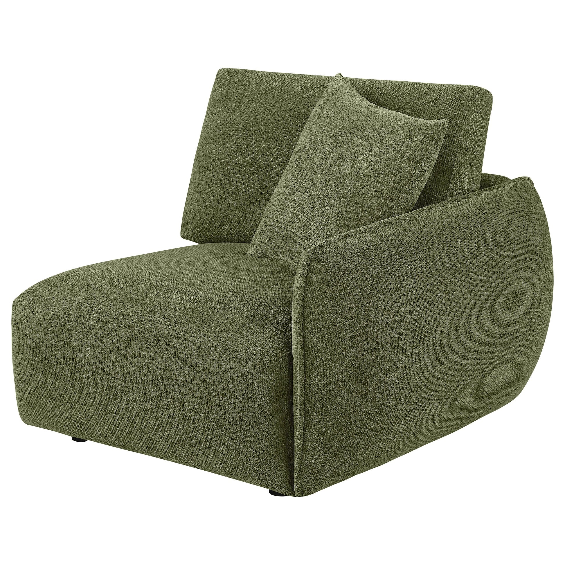  Coaster Furniture Elysia 551898RAF Chenille Upholstered Modular RAF Chair - Green IMAGE 8