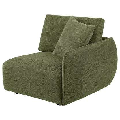  Coaster Furniture Elysia 551898RAF Chenille Upholstered Modular RAF Chair - Green IMAGE 8
