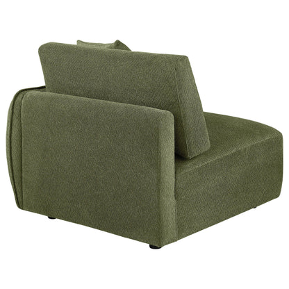  Coaster Furniture Elysia 551898RAF Chenille Upholstered Modular RAF Chair - Green IMAGE 9
