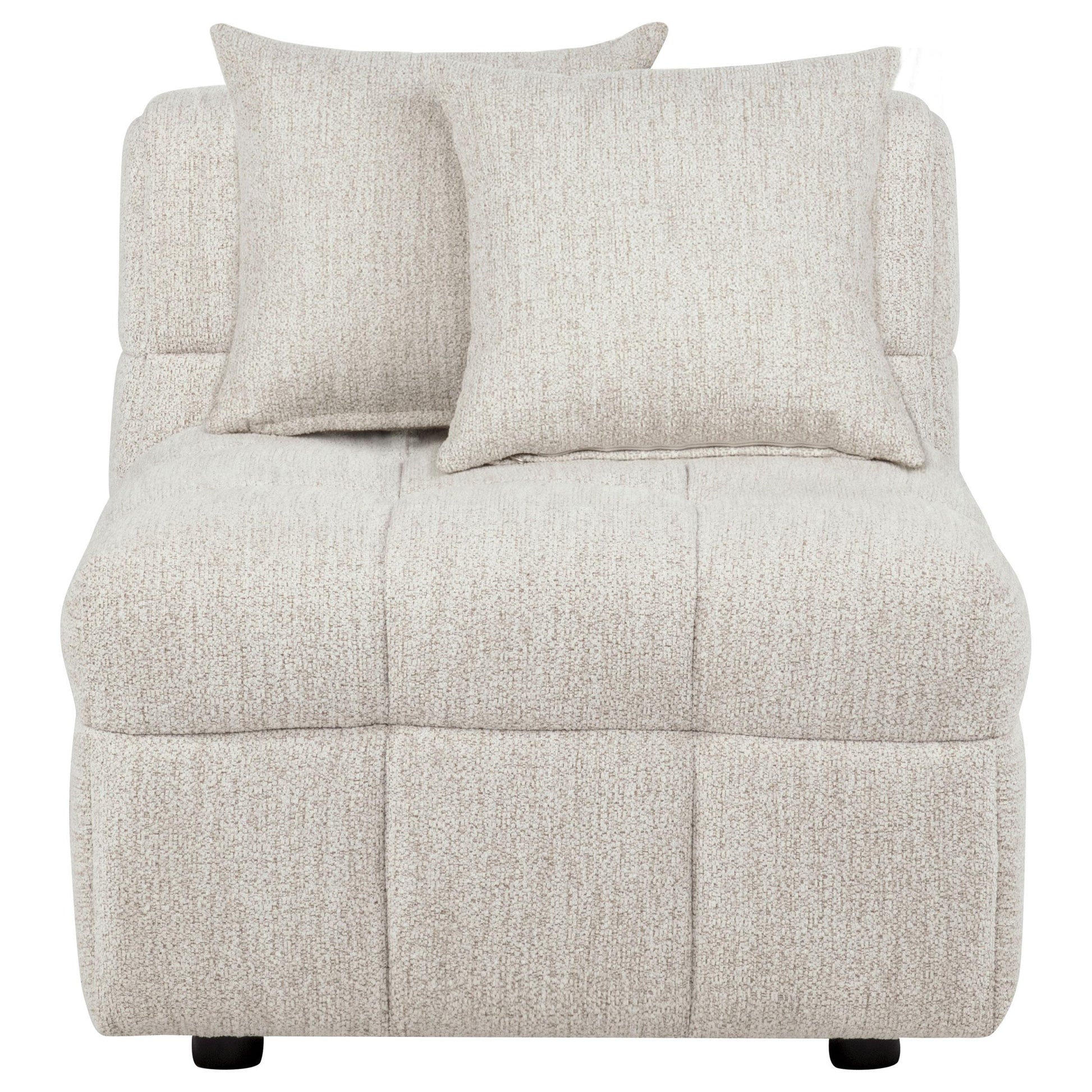  Coaster Furniture Amara 551911 Upholstered Armless Chair IMAGE 3