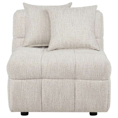  Coaster Furniture Amara 551911 Upholstered Armless Chair IMAGE 3