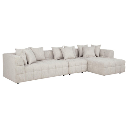  Coaster Furniture Amara 551911-SETA 3-Piece Upholstered Sectional Sofa IMAGE 1