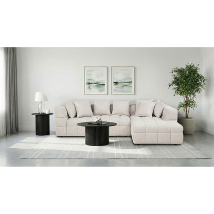  Coaster Furniture Amara 551911-SETB 2-Piece Upholstered Sectional Sofa IMAGE 2