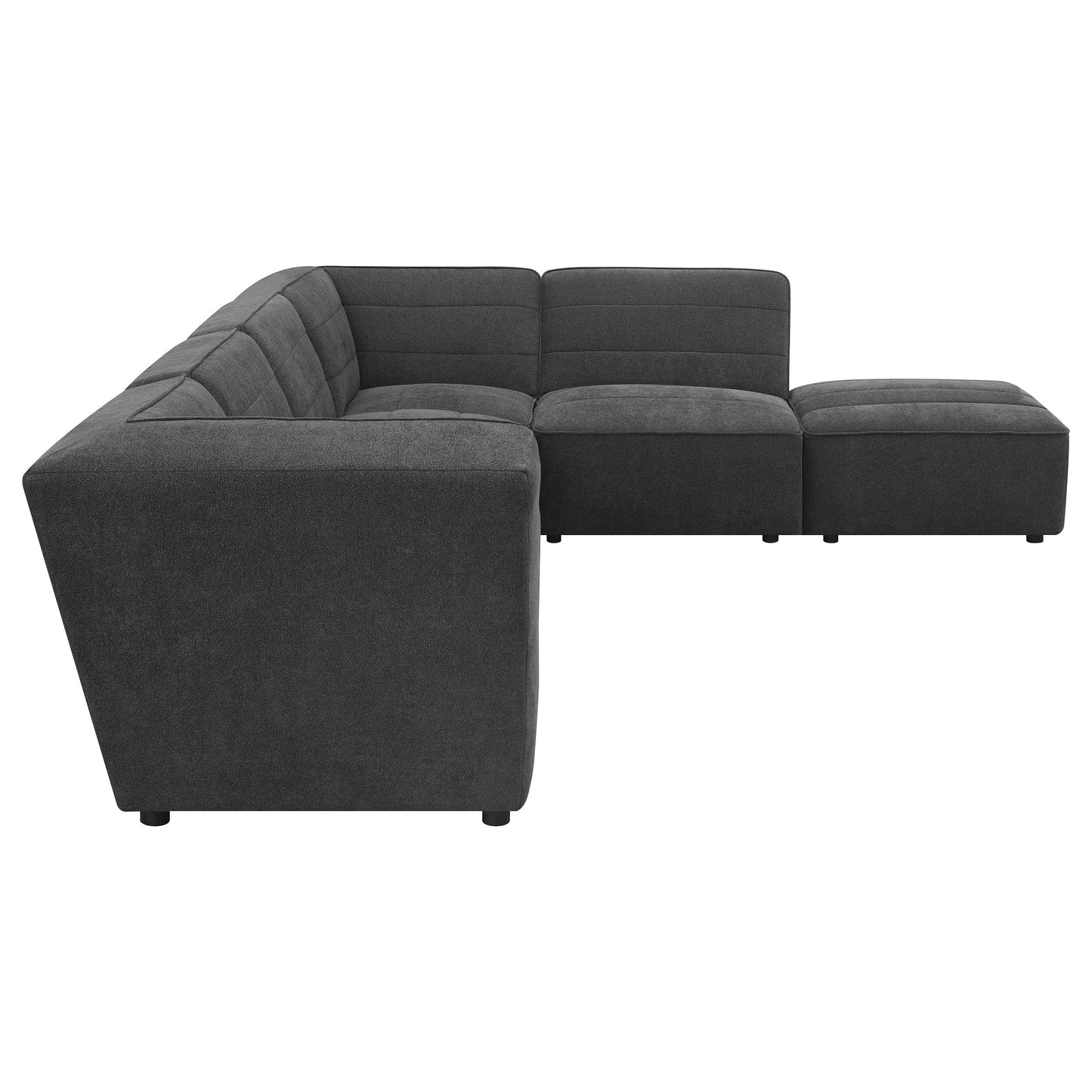 Coaster Furniture Sunny 552081 Upholstered Armless Chair - Dark Charcoal IMAGE 13