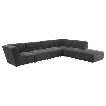  Coaster Furniture Sunny 552081 Upholstered Armless Chair - Dark Charcoal IMAGE 16