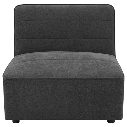  Coaster Furniture Sunny 552081 Upholstered Armless Chair - Dark Charcoal IMAGE 5