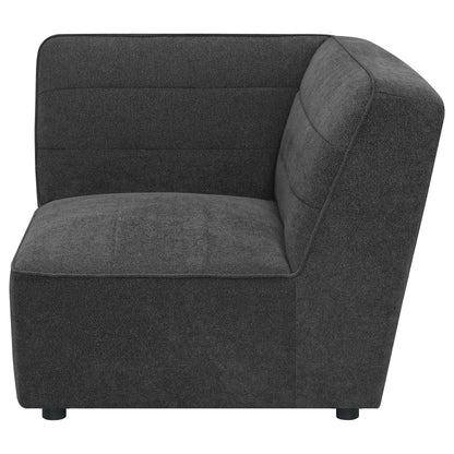  Coaster Furniture Sunny 552082 Upholstered Corner Chair - Dark Charcoal IMAGE 10
