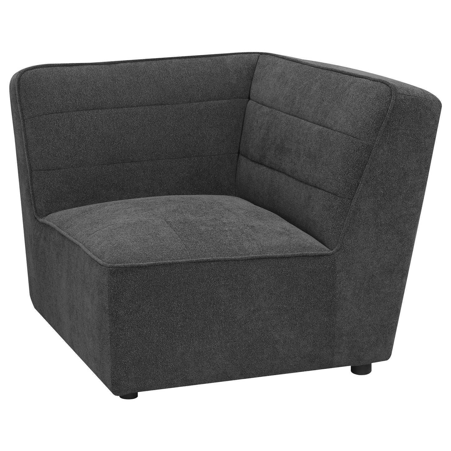  Coaster Furniture Sunny 552082 Upholstered Corner Chair - Dark Charcoal IMAGE 8