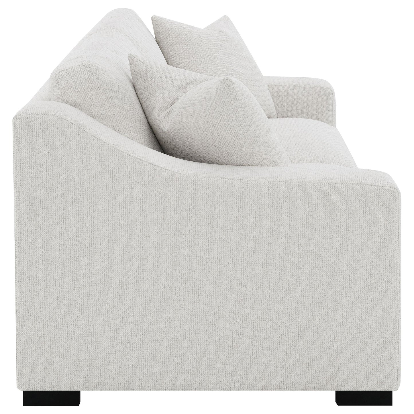  Coaster Furniture Ashlyn 552091 Fabric Upholstered Track Arm Sofa - Sand IMAGE 10