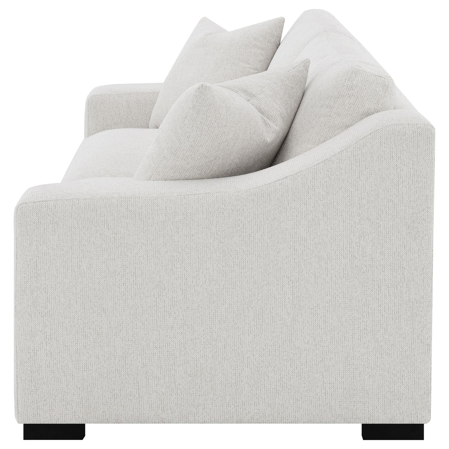  Coaster Furniture Ashlyn 552091 Fabric Upholstered Track Arm Sofa - Sand IMAGE 2